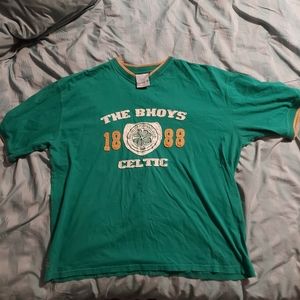 Vintage Team Celtic Football Club Short Sleeve Soccer T-SHIRT, Mens‎ XL/XXL